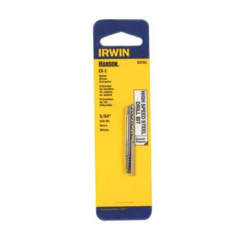 IRWIN Hanson Irwin 53701 5/64" Spiral Screw Extractor & Drill Bit Set