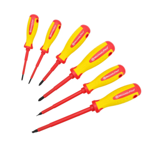 MichaelPro 6-Piece VDE Insulated Electricians Screwdriver Set