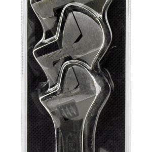 IIT 3-pc. 6", 8" and 10" Black Oxide Adjustable Wrench Set
