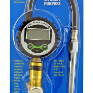 Multi-Purpose Digital Tire-Inflator with Gauge