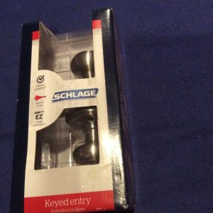 Schlage F51VGEO619 Georgian Entry Knob Nickel
